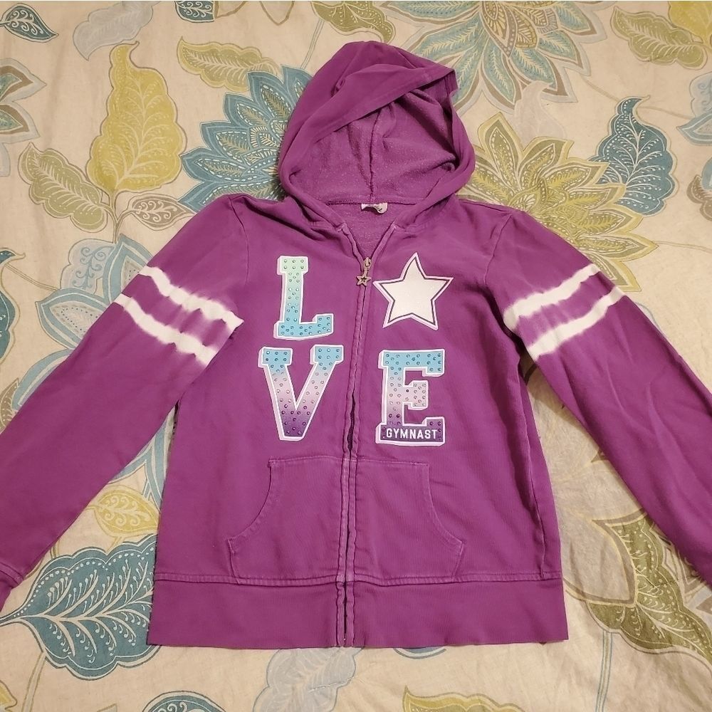 Justice Zip-up Jacket Size 12